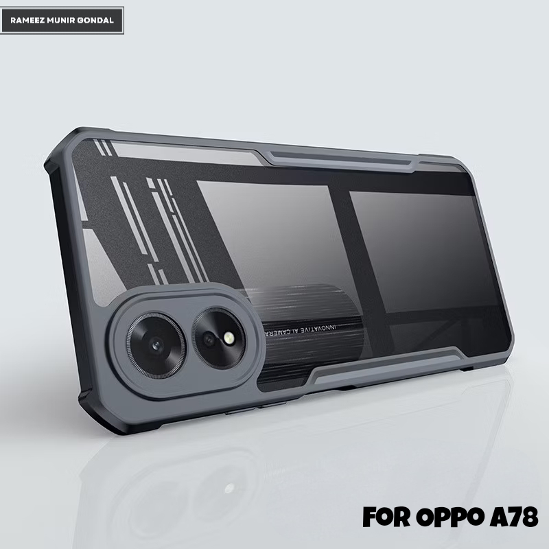 Oppo A78 Shockproof Back Cover - Stylish Protective Case