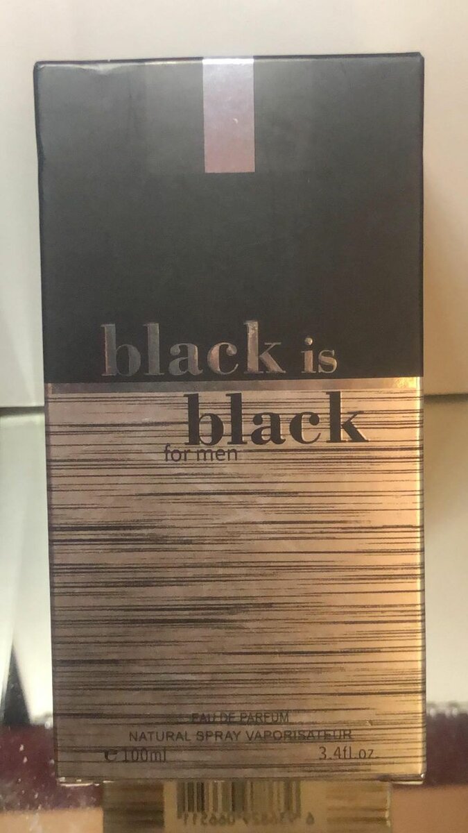 Parfum Homme Black is Black