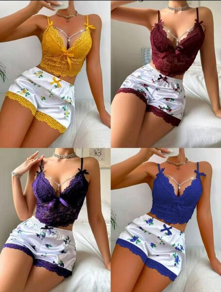 Ensemble Pyjama Femme Élégant