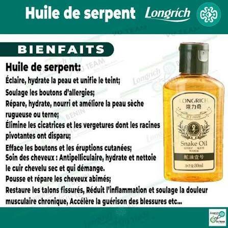 Longrich Huile de Serpent