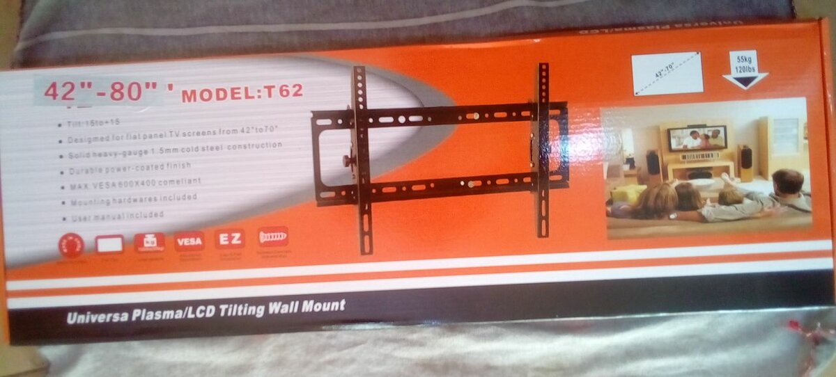 Wall mount for flat panel tv