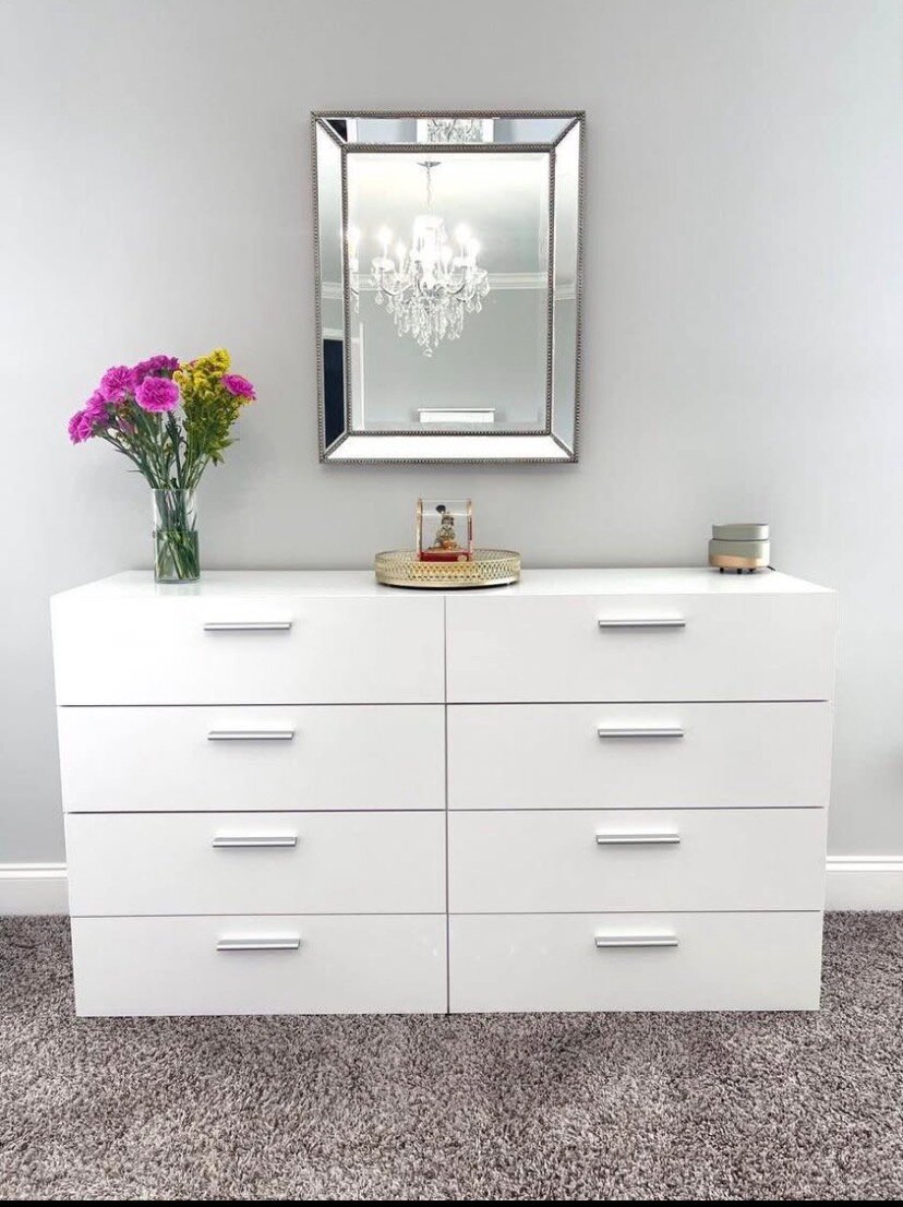 Commode blanche moderne