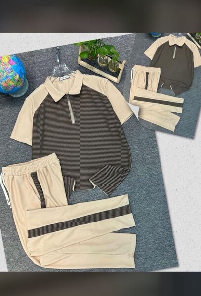 Ensemble polo et pantalon décontracté