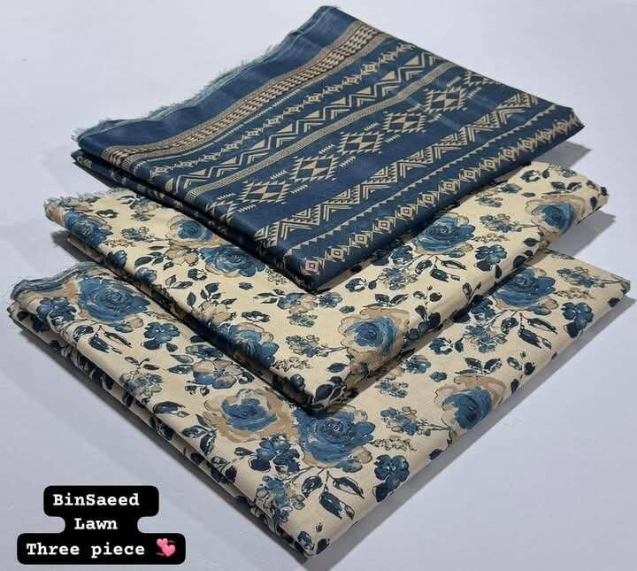 Bin saeed printed lawn