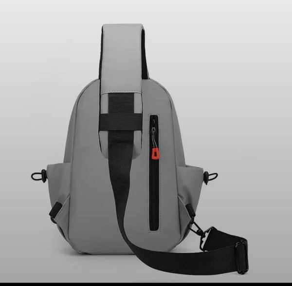 Sac à dos multifonction gris et noir