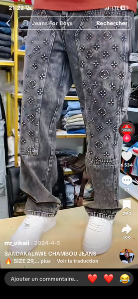 Jeans décontractés tendances