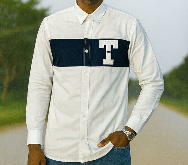 Chemise élégante homme col blanc