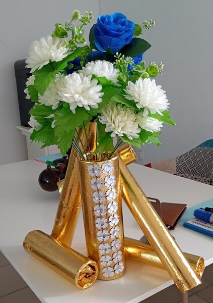 Centre de table fleuri