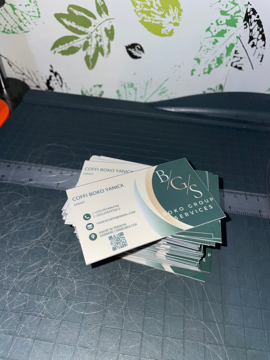 Impression cartes de visites