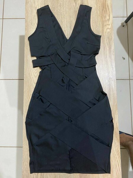 Open Weave Bodycon Dress