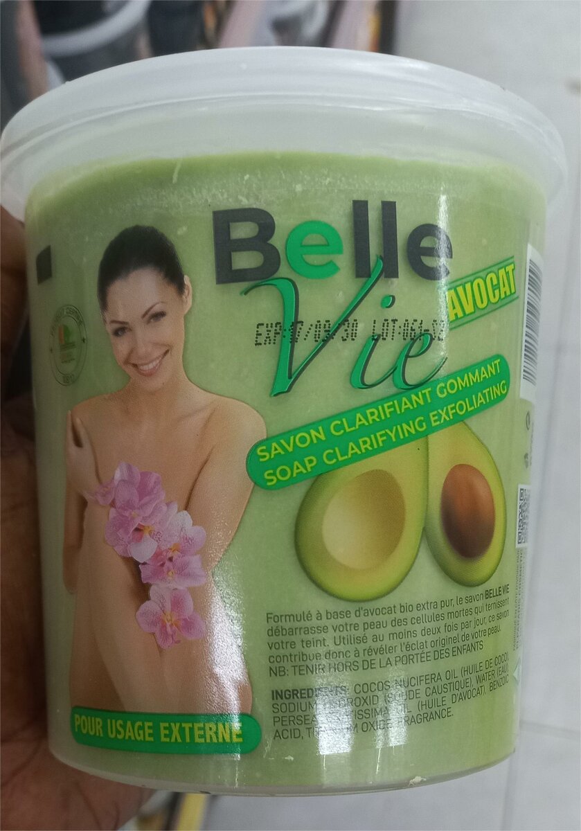 Savon Exfoliant Avocat Belle Vie