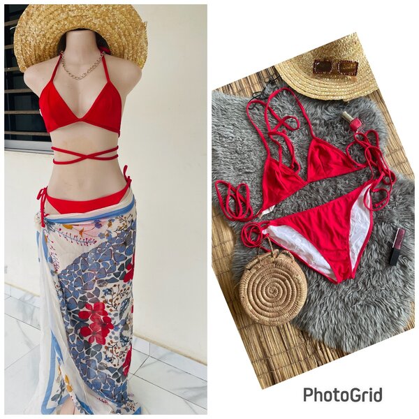 Bikini en trois couleurs