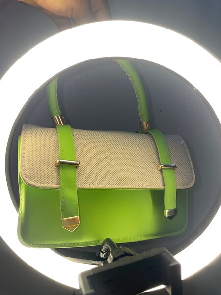 Sac à main élégant vert