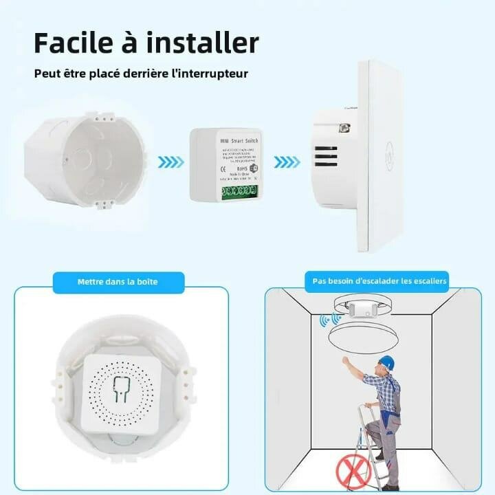 Interrupteur Wi-Fi Intelligent 16A