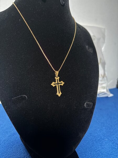 Chaîne Pendentif Croix style 1