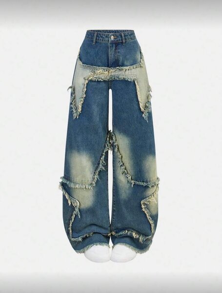 Jean décontracté style déchiré