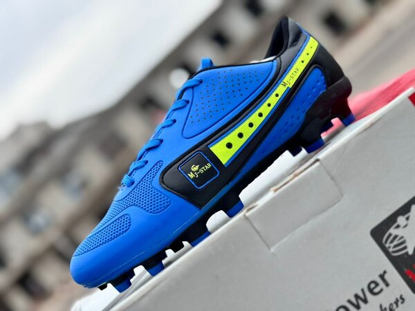 Chaussures de Football Bleues Homme