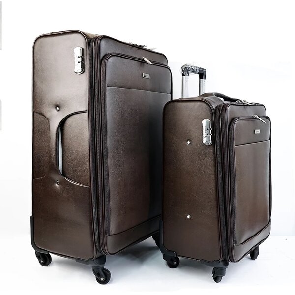 Oxford leather 2 pieces Suitcase
