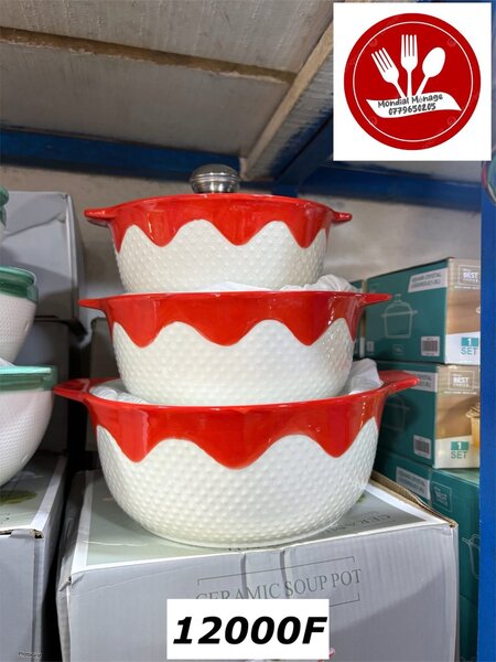 Set de casseroles en céramique