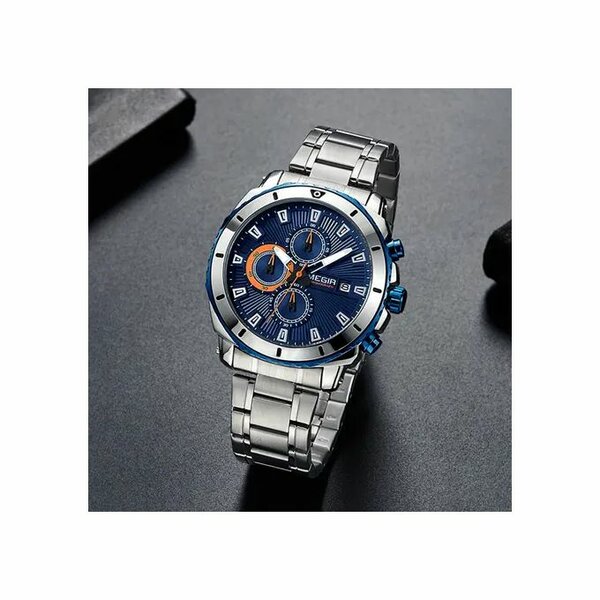 Megir Montre Homme à Quartz - Affichage Analogique MS2075