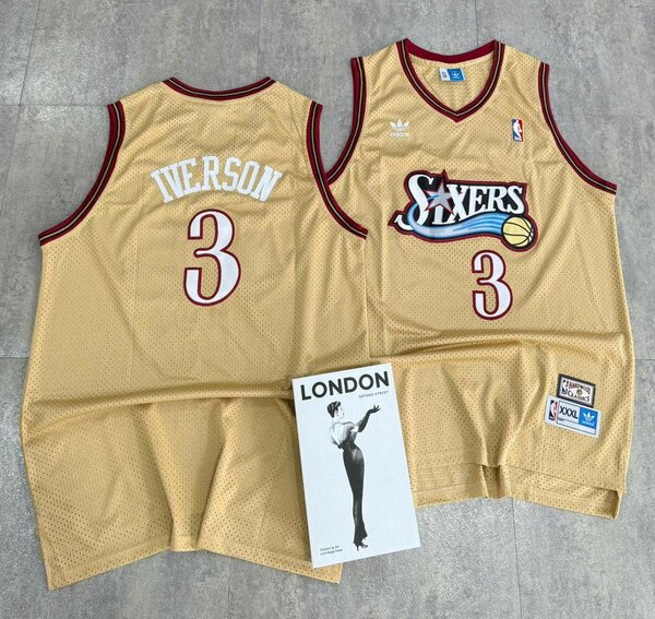 Maillot NBA Sixers doré