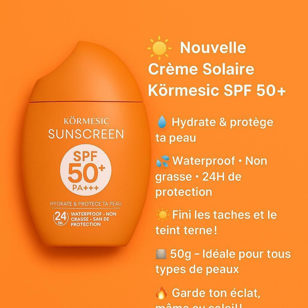Crème Solaire SPF 50+ Waterproof