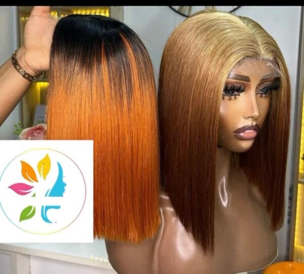 Two tone human hair blend