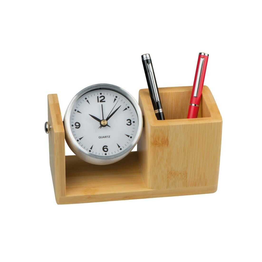 Bamboo clock organizer