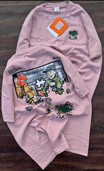 Robe en coton graphique