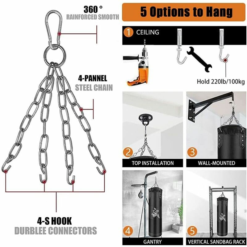 sac de frappe grand 120cm