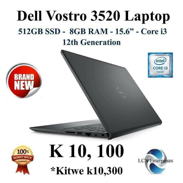 Dell vostro laptop, core i3