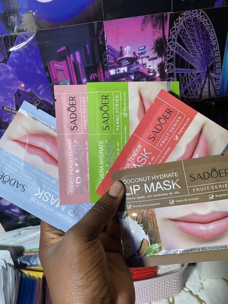 Lip mask and face mask