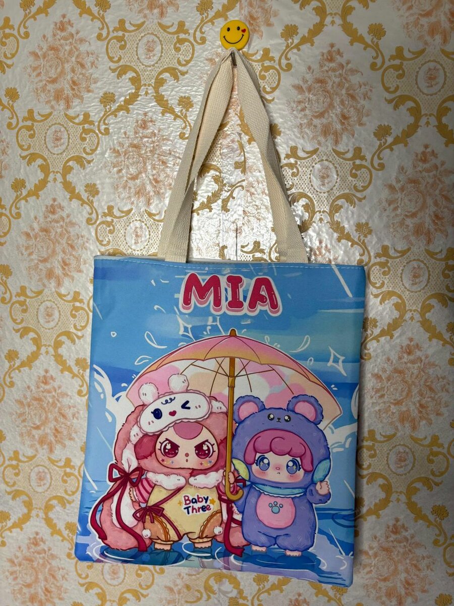 Sac Tote Imprimé Design Animé