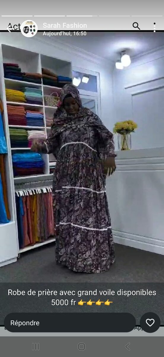 Robe de prière élégante