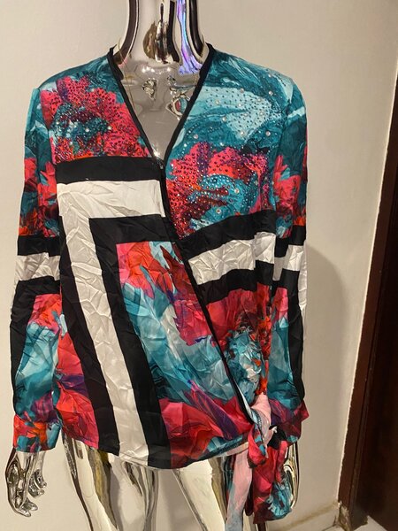 Blouse à Imprimé Floral