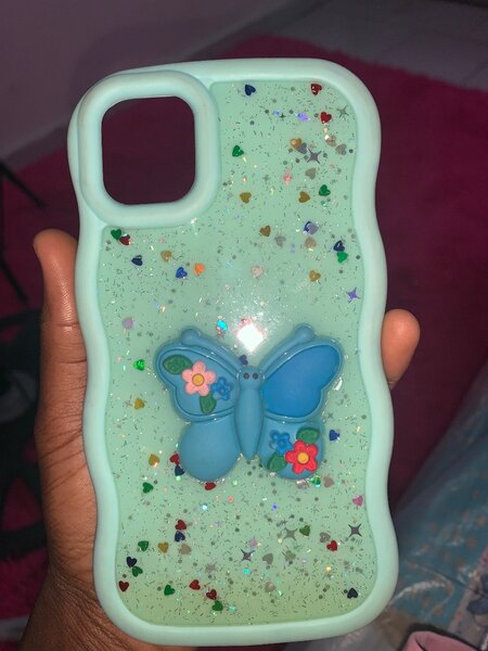 Coque pour iPhone avec papillon