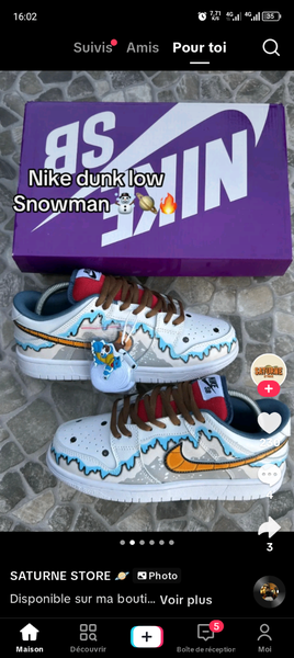 Nike Dunk Low Snowman