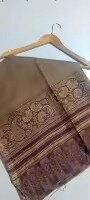 Pashmina shawls jamawar border from women's