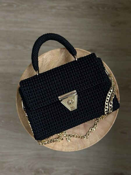 Sac à main en crochet élégant
