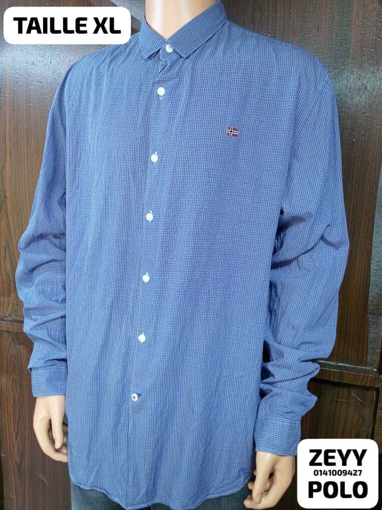 Chemise homme manches longues