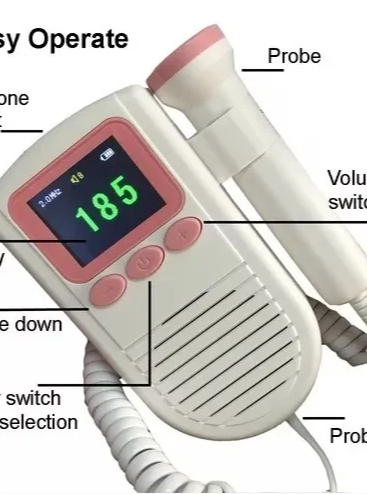 APPAREIL DOPPLER FŒTAL À PILE
