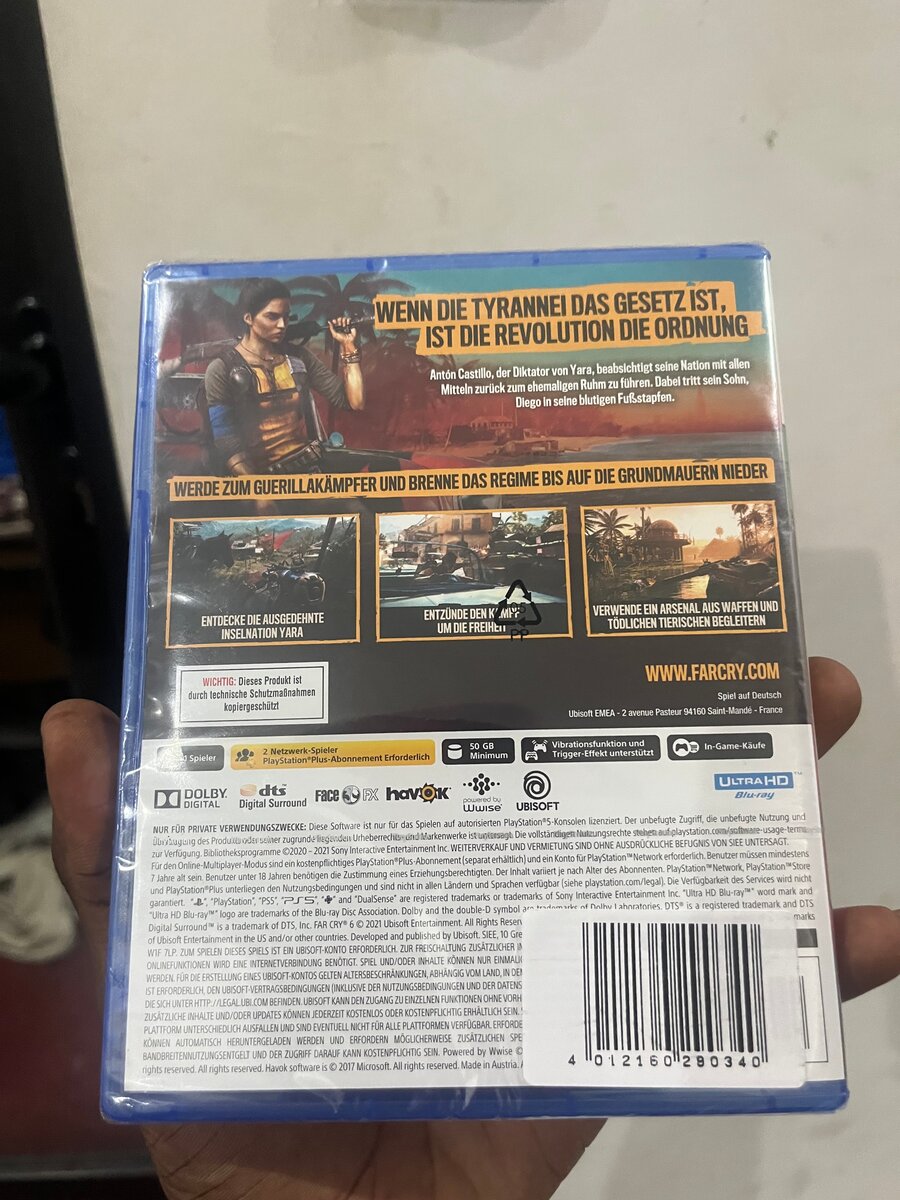 Cd de jeu Far Cry 6 PS5