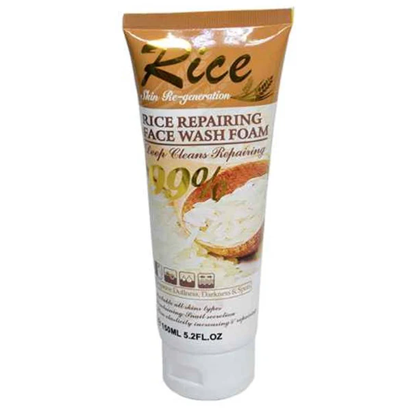 Rice Repairing Face Wash Foam Deep Cleans Repairing 99% 150m