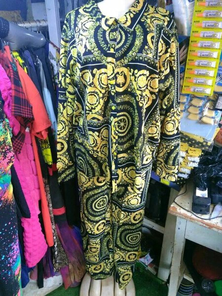 Pyjama en satin imprimé