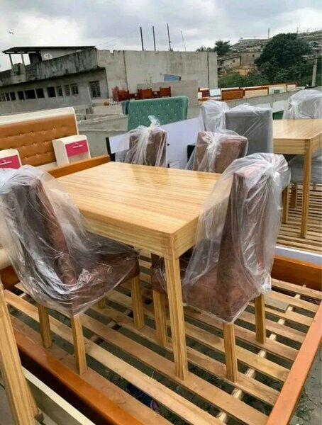 Ensemble Salle à Manger Bois 6 Chaises