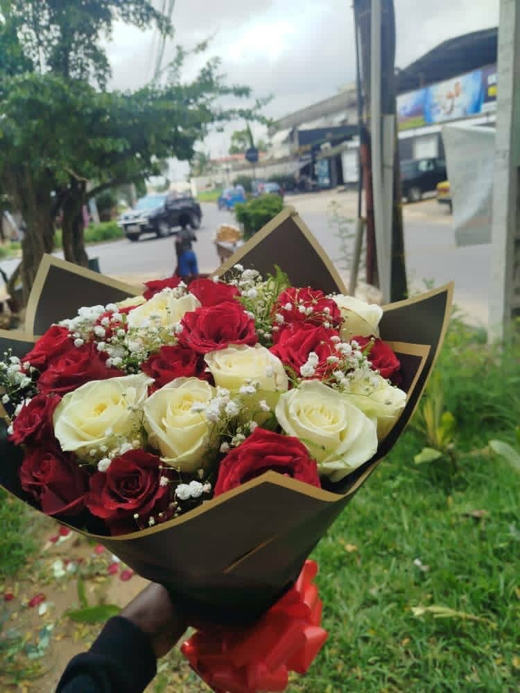 Élégant bouquet de roses