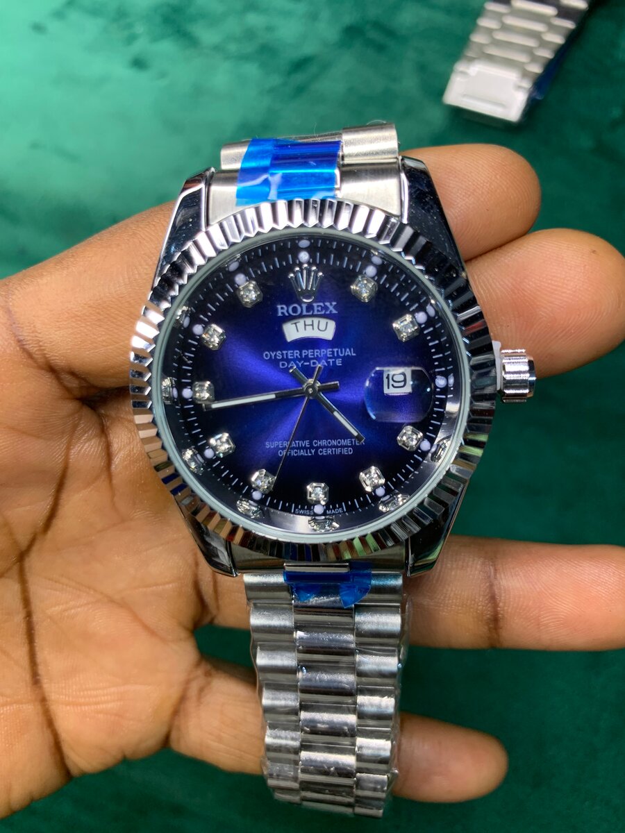 Montre homme acier inoxydable luxe