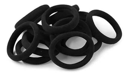 Élastiques à cheveux noirs