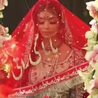 Customized Nikkah Dupatta with Embroidered Name, Soft Net Bridal Dupatta in Red