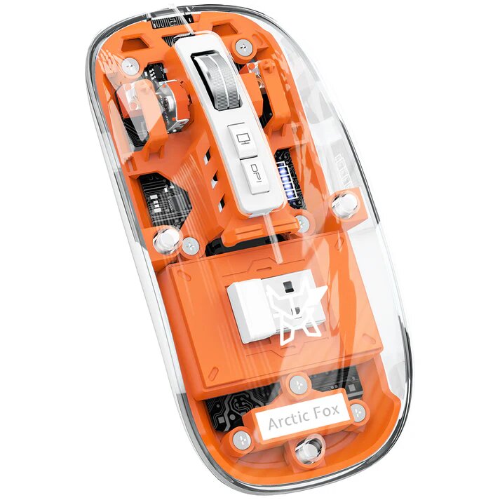 Transparent Bluetooth Wireless Mouse - Rechargeable